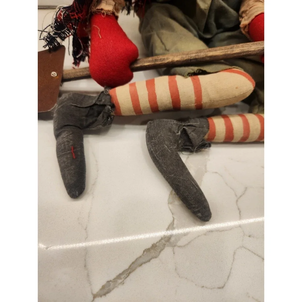 Vtg. Christmas‎ Gathered Traditions By Joe Spencer Scoop Along Snowman Doll 22
